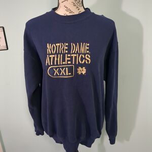 Vintage College Concepts Men's Notre Dame Fighting Irish Sweatshirt Size…